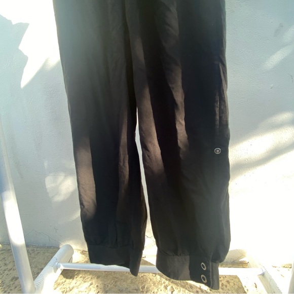 Armani Exchange Black Cargo Jumpsuit Size 0 - Picture 5 of 10